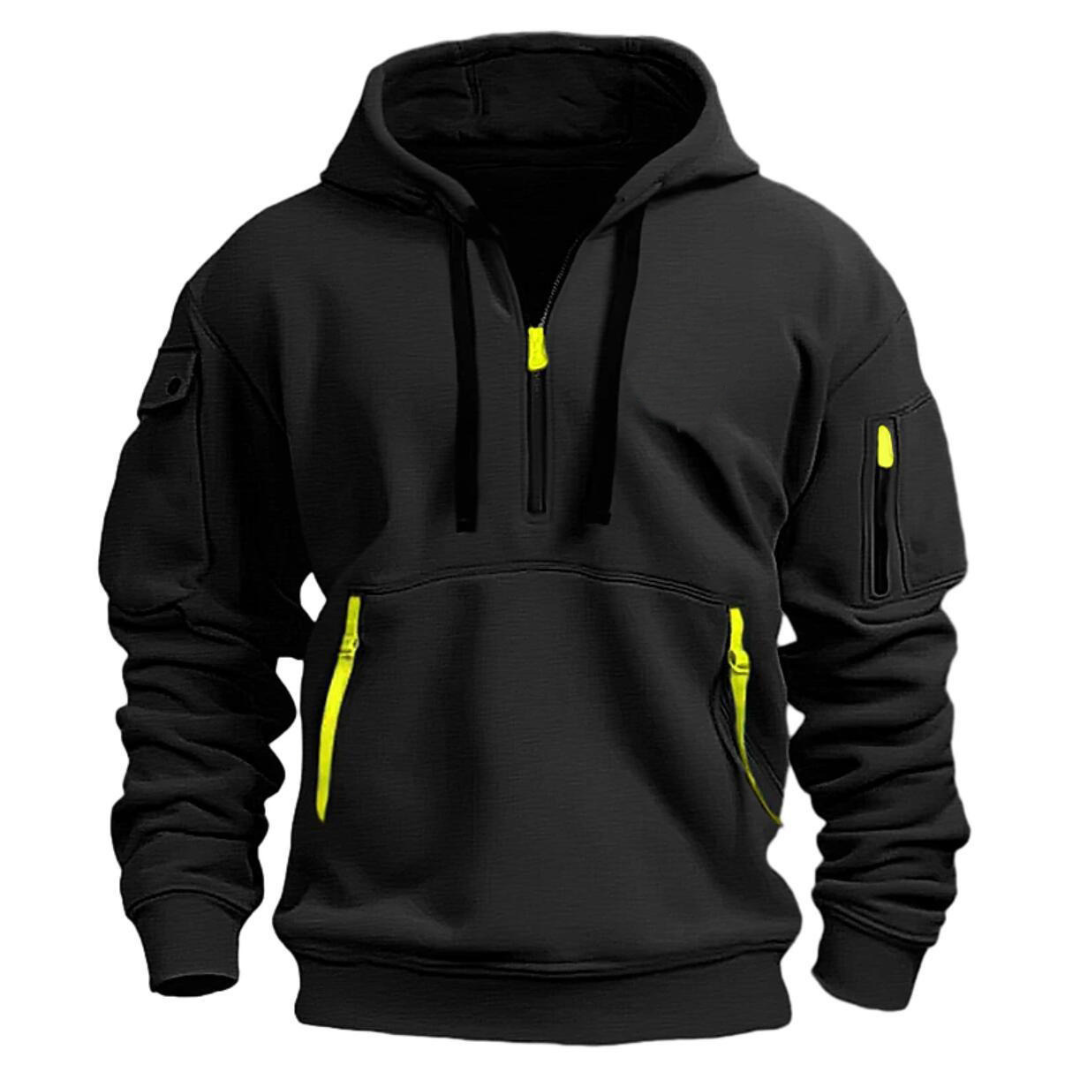 Douglas | Men's Front Zip Pocket Long Sleeve Hoodies