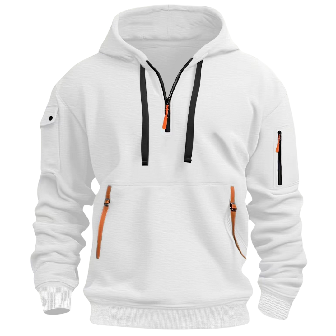 Douglas | Men's Front Zip Pocket Long Sleeve Hoodies