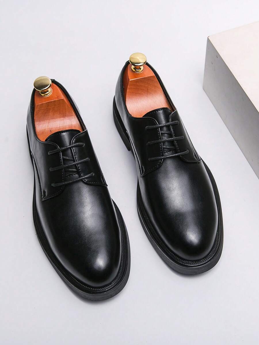 Drummond | Men's Round Toe Lace Up Derby Dress Shoes