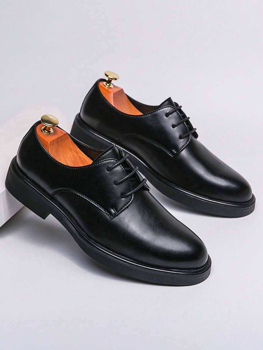 Drummond | Men's Round Toe Lace Up Derby Dress Shoes
