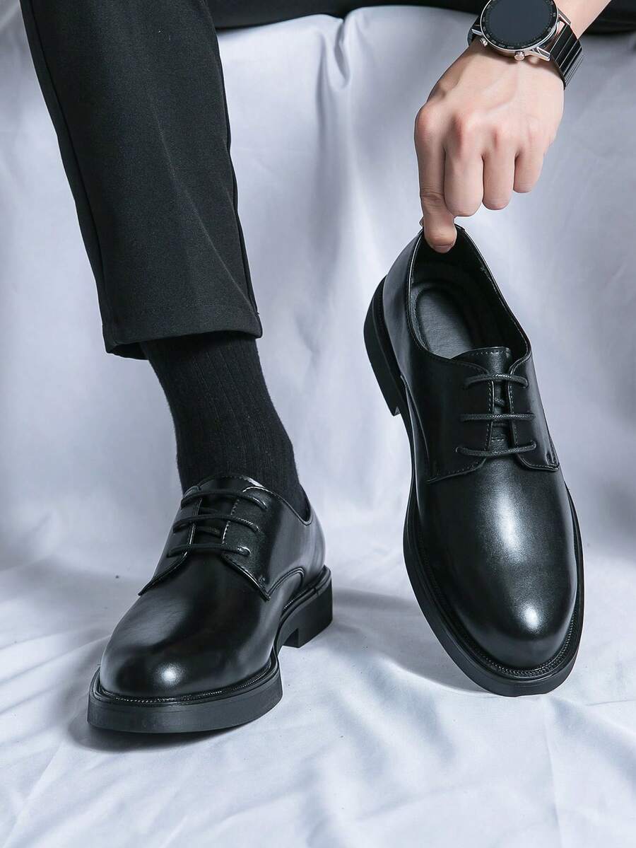 Drummond | Men's Round Toe Lace Up Derby Dress Shoes