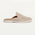 Dunbar | Men's Slip-On Open Back Round Toe Penny Strap Mules