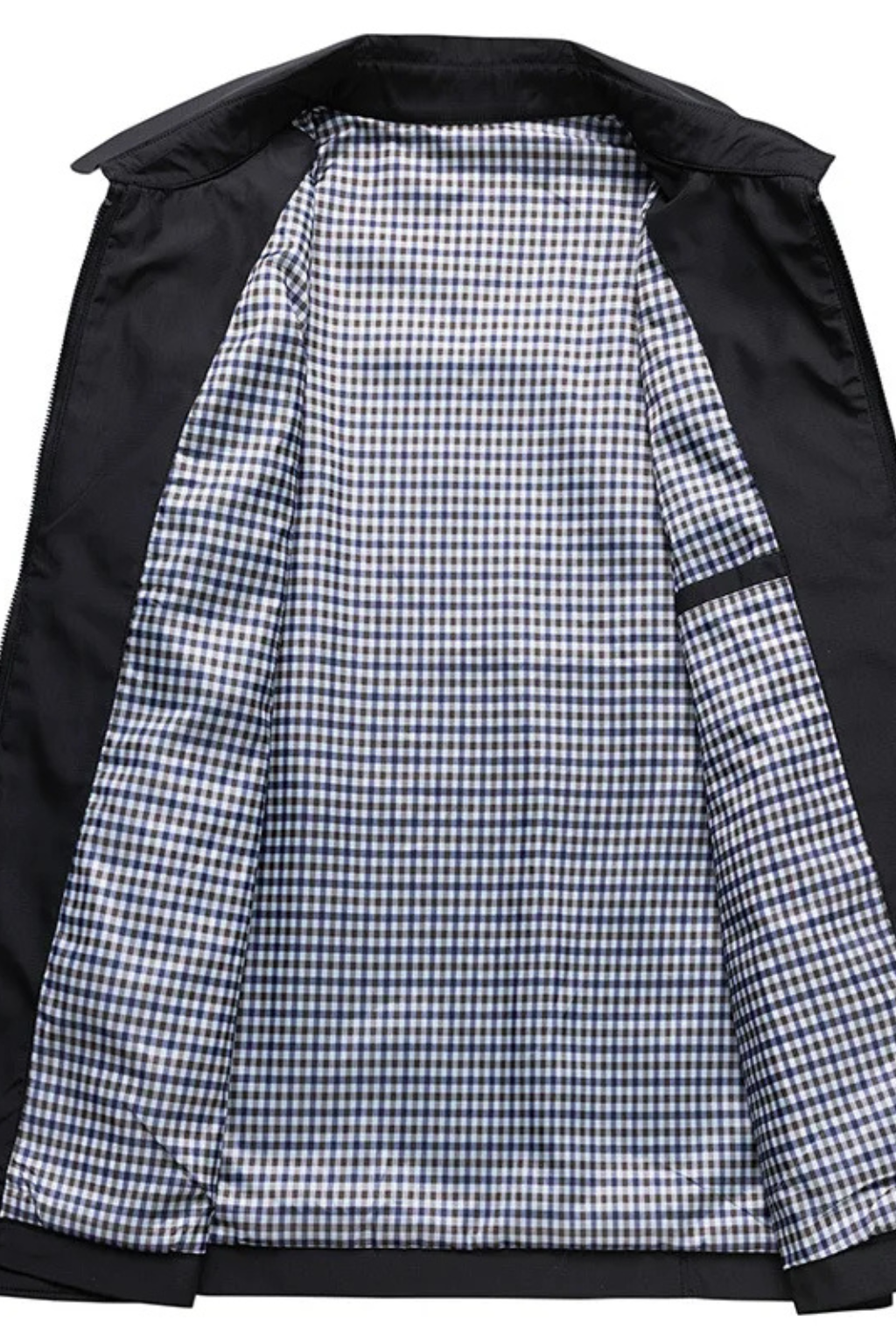 Duncan | Men's Zip Front Long Sleeve Collared Jacket