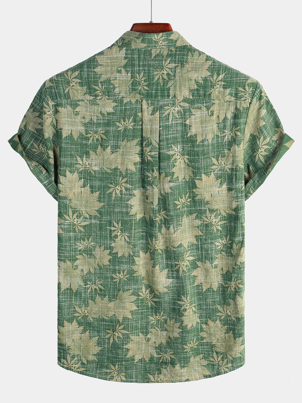 Dwayne | Men's Button Front Short Sleeve Printed Dress Shirt