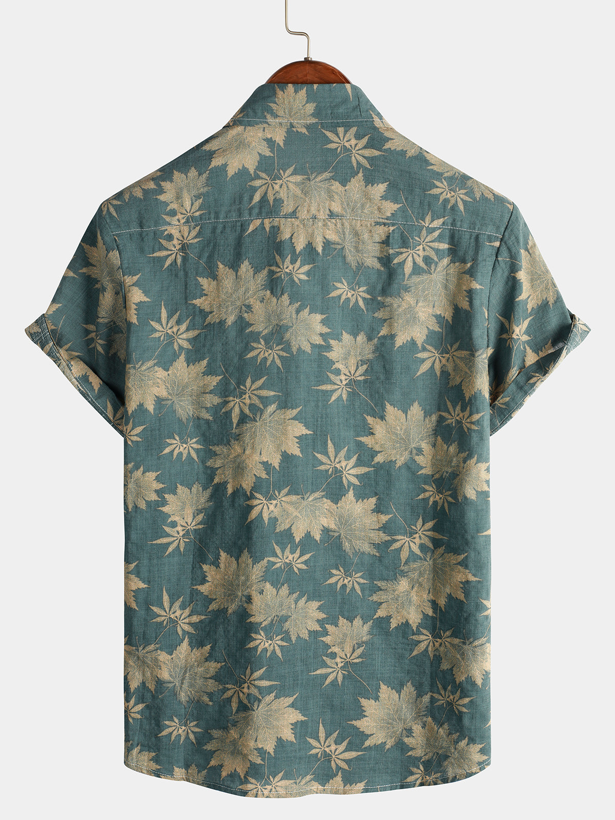 Dwayne | Men's Button Front Short Sleeve Printed Dress Shirt