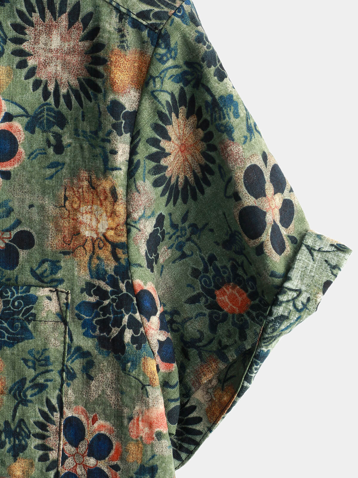 Dwayne | Men's Button Front Short Sleeve Printed Dress Shirt