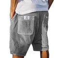 Edward | Men's Drawstring Striped Cargo Summer Shorts
