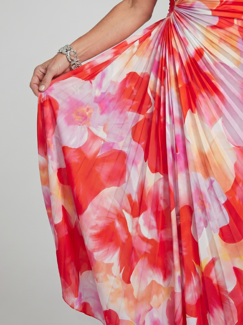 Eleanora | Women's One Shoulder Pleated Wedding Guest Dress