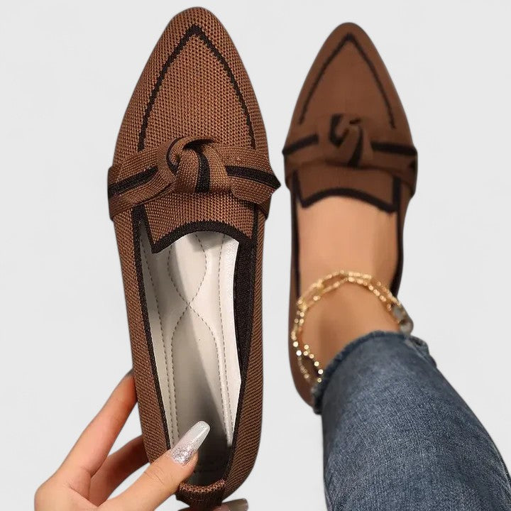 Elizabeth | Women’s Pointed Toe Slip On Loafer Flats