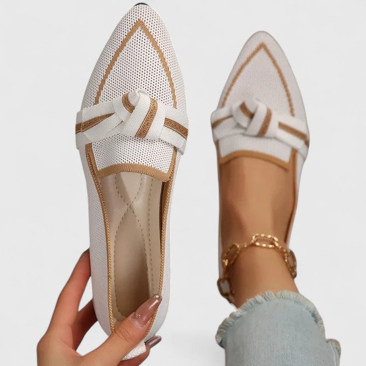 Elizabeth | Women’s Pointed Toe Slip On Loafer Flats
