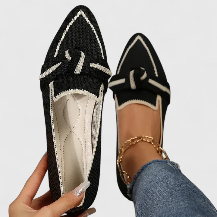 Elizabeth | Women’s Pointed Toe Slip On Loafer Flats