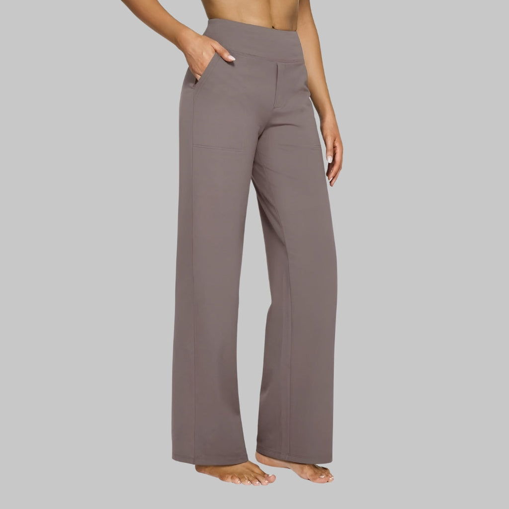 Elizabeth | Women’s Stretch High Rise Tapered Dress Pants