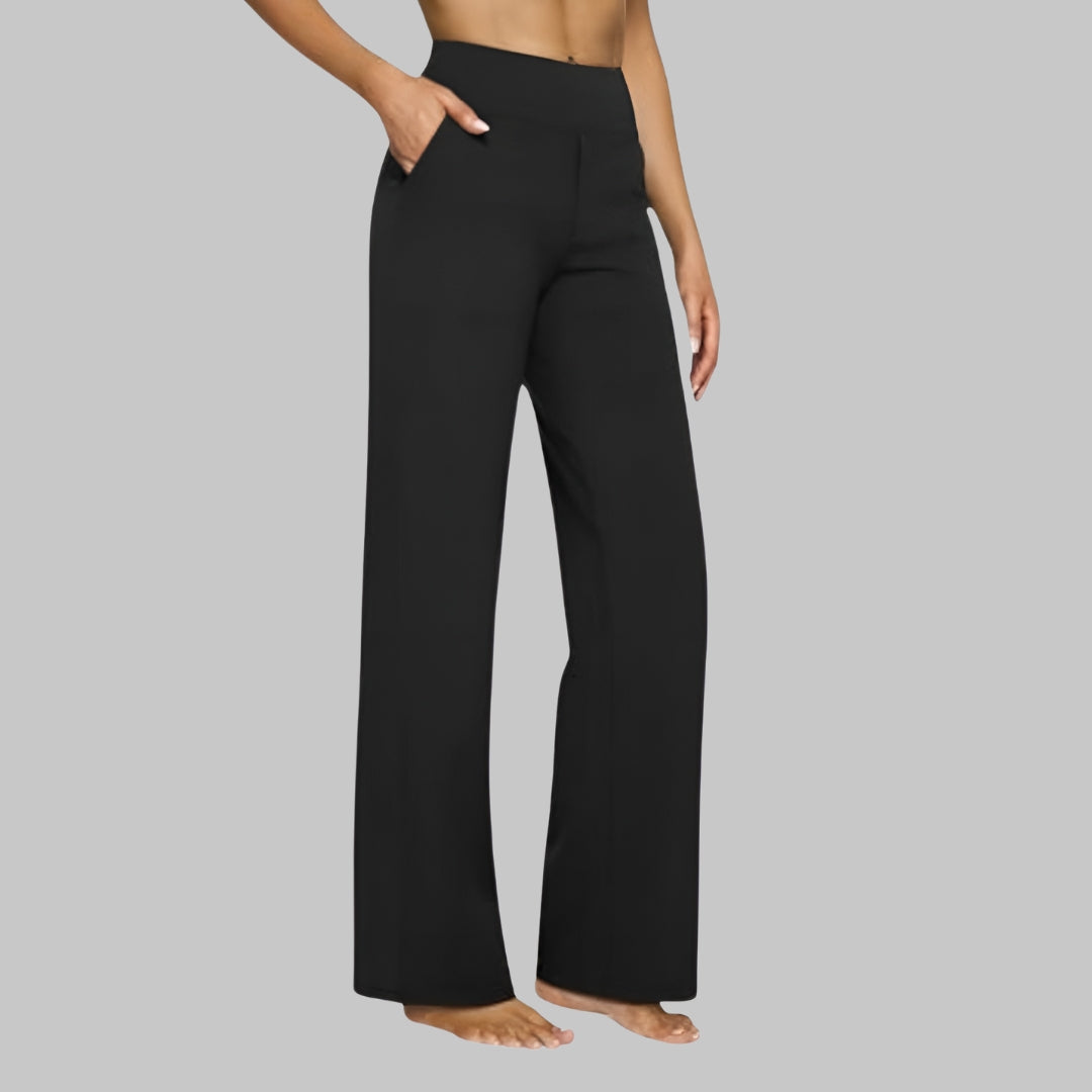 Elizabeth | Women’s Stretch High Rise Tapered Dress Pants
