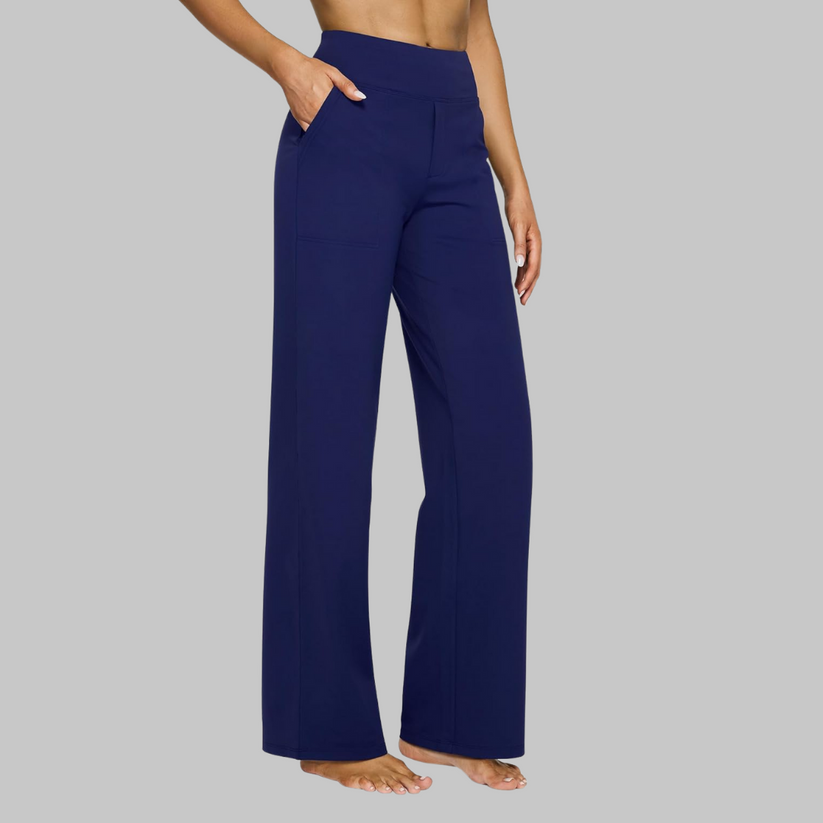 Elizabeth | Women’s Stretch High Rise Tapered Dress Pants