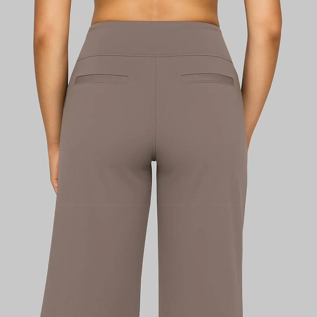Elizabeth | Women’s Stretch High Rise Tapered Dress Pants