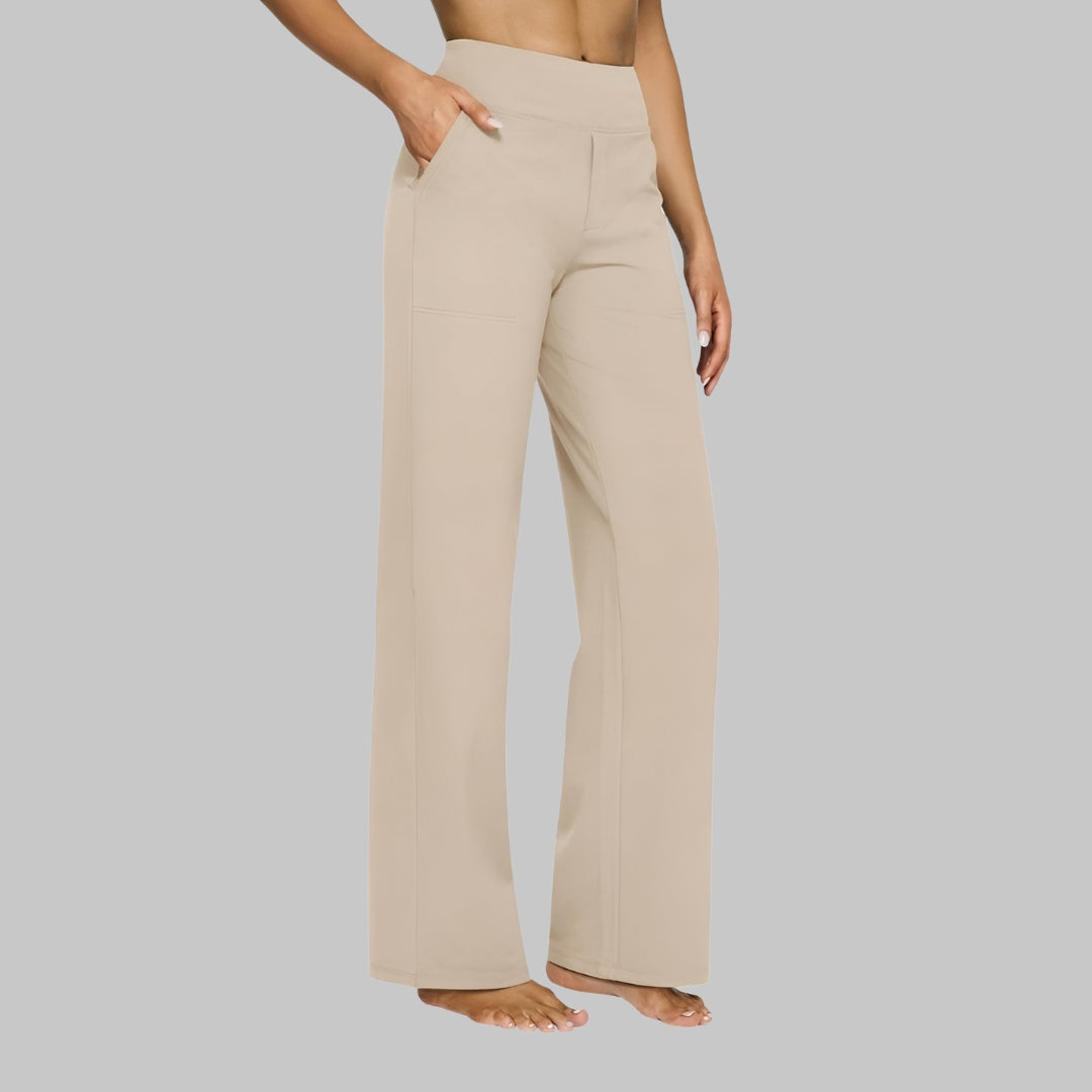 Elizabeth | Women’s Stretch High Rise Tapered Dress Pants