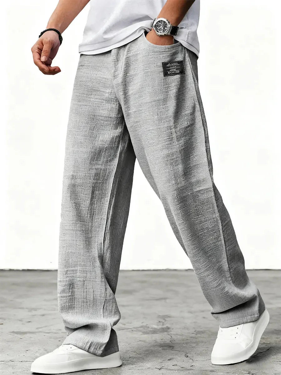 Ellsworth | Men's Relaxed Wide Leg Side Pocket Summer Trousers
