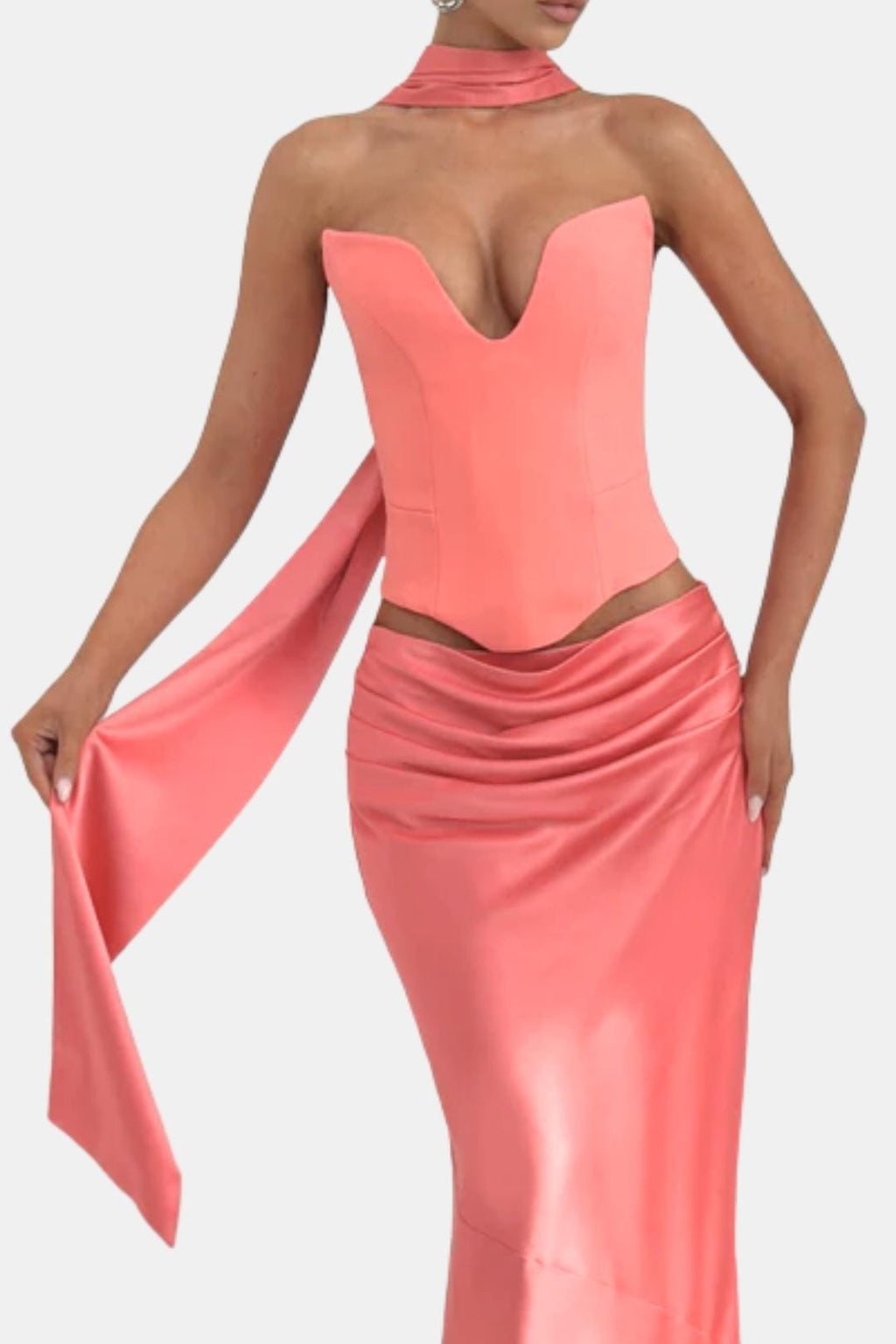 Emilie | Women's Long Flowing Draped Shawl Scarf