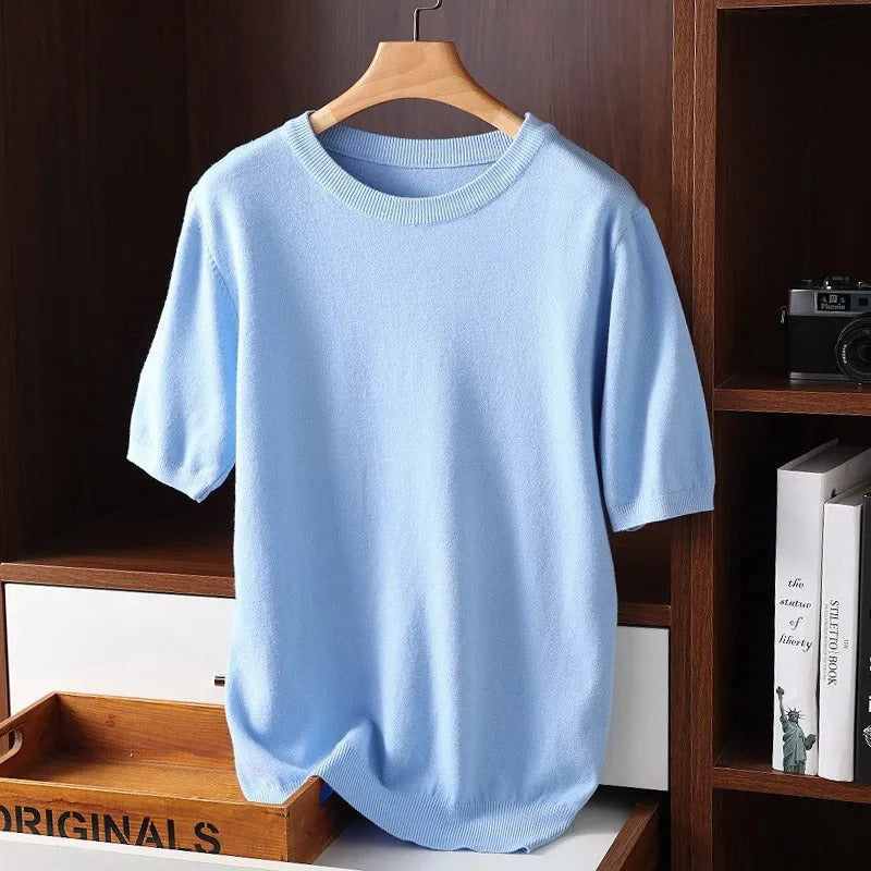 Emmanuel | Men's Short Sleeve Crew Neck Summer Shirt