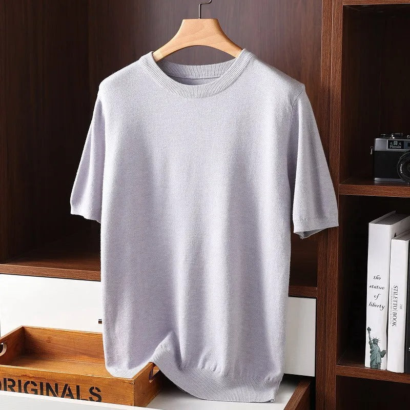 Emmanuel | Men's Short Sleeve Crew Neck Summer Shirt