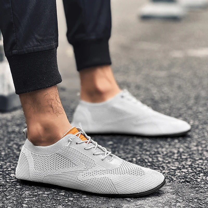 Emmett | Men's Low Profile Lace Up Mesh Sneakers