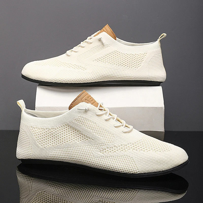 Emmett | Men's Low Profile Lace Up Mesh Sneakers