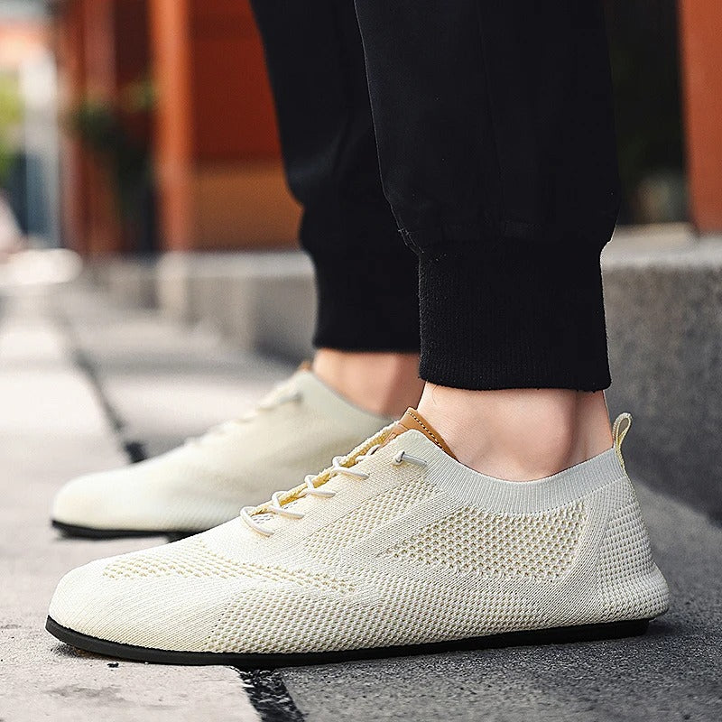 Emmett | Men's Low Profile Lace Up Mesh Sneakers