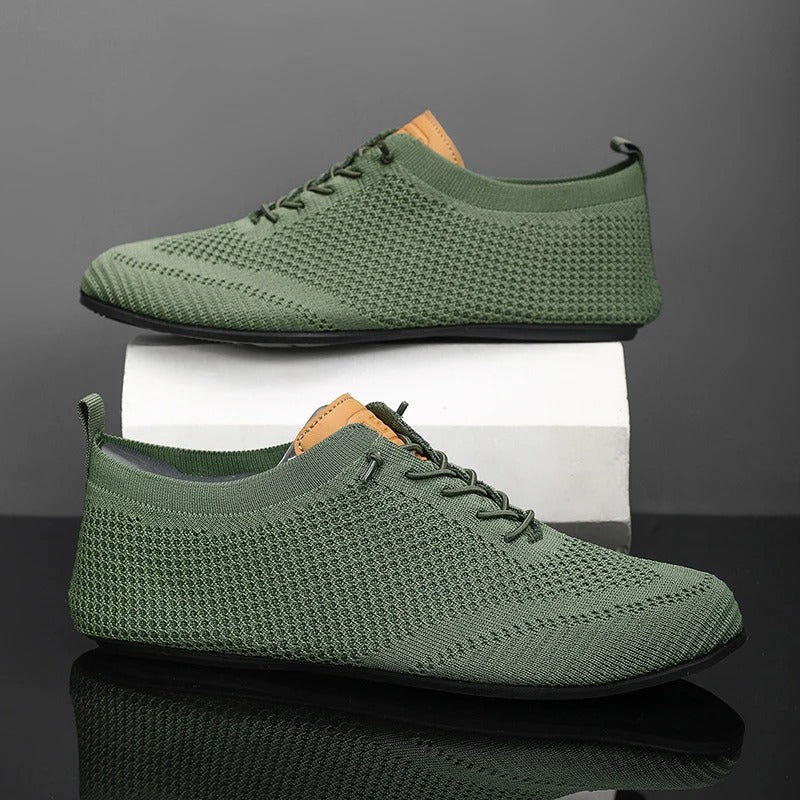 Emmett | Men's Low Profile Lace Up Mesh Sneakers