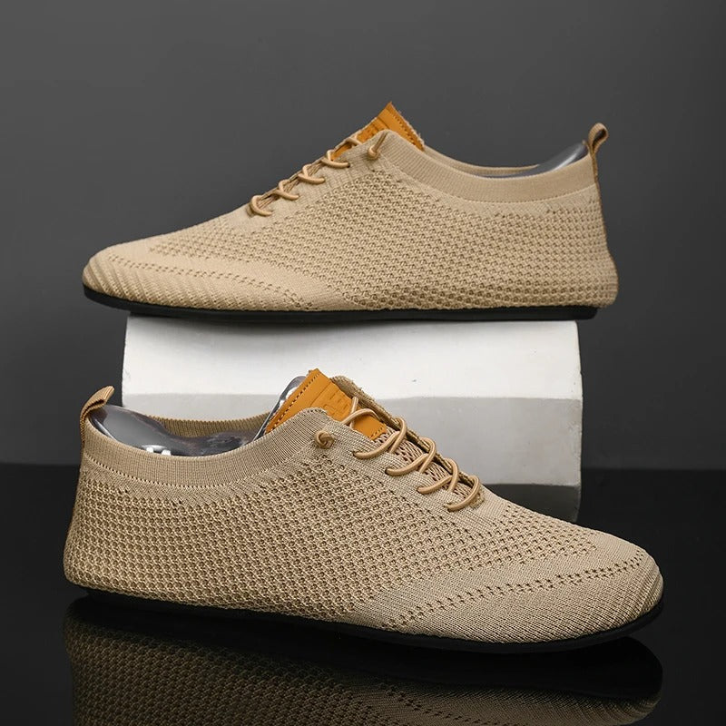 Emmett | Men's Low Profile Lace Up Mesh Sneakers