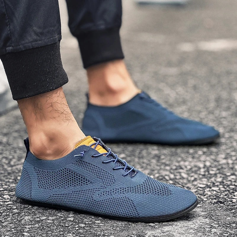 Emmett | Men's Low Profile Lace Up Mesh Sneakers