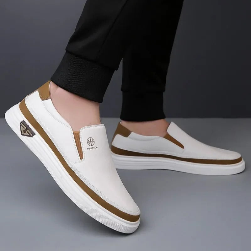 Ernesto | Men's Low-Top Round Toe Slip-On Dress Shoes