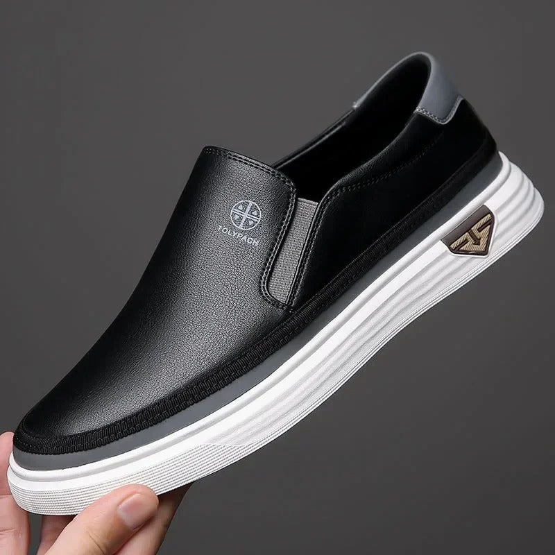Ernesto | Men's Low-Top Round Toe Slip-On Dress Shoes