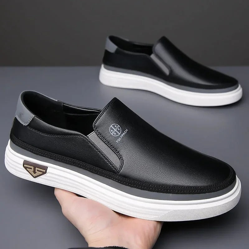 Ernesto | Men's Low-Top Round Toe Slip-On Dress Shoes