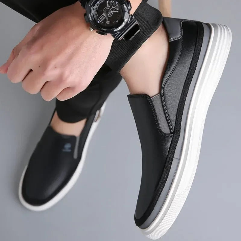 Ernesto | Men's Low-Top Round Toe Slip-On Dress Shoes