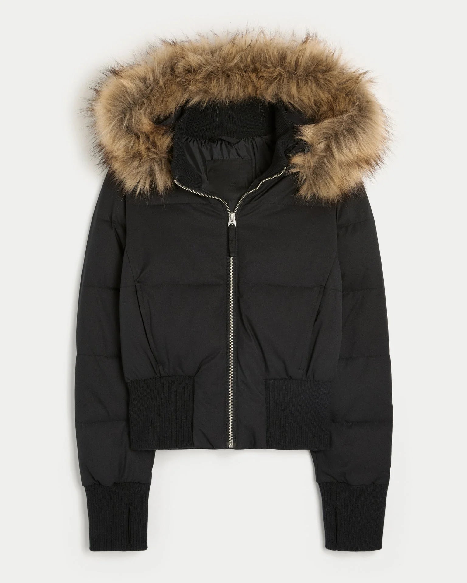 Estelle | Women's Zip Front Long Sleeve Hooded Collared Jacket