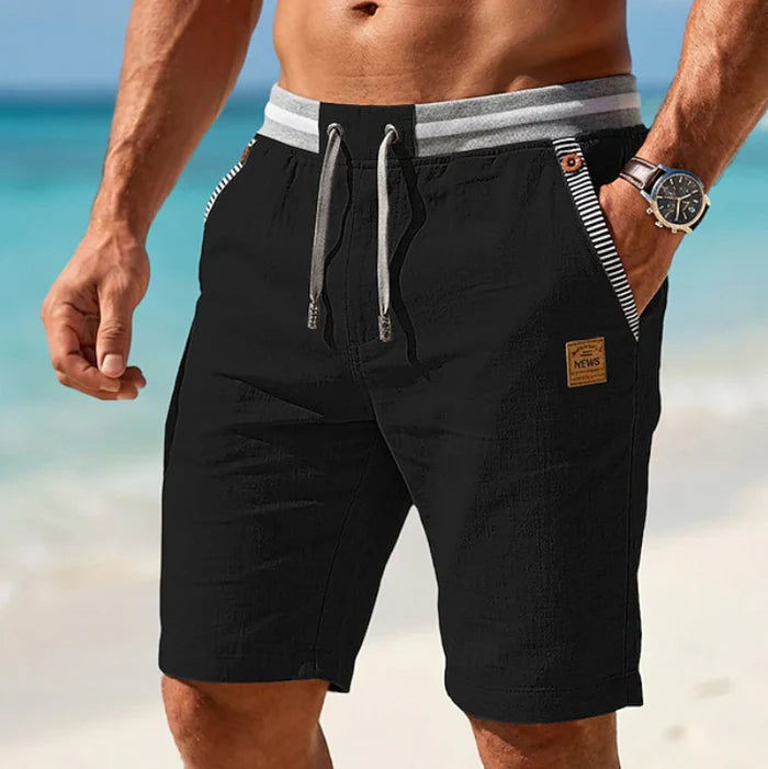 Ferguson | Men’s Pockets Drawstring Knee Length Summer Shorts