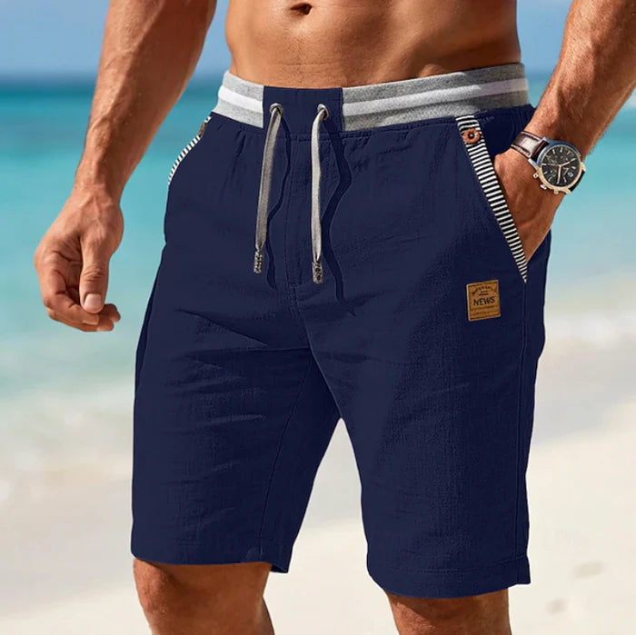 Ferguson | Men’s Pockets Drawstring Knee Length Summer Shorts
