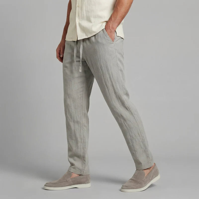 Filippo | Men’s Straight Leg Adjustable Drawstring Pocket Trousers