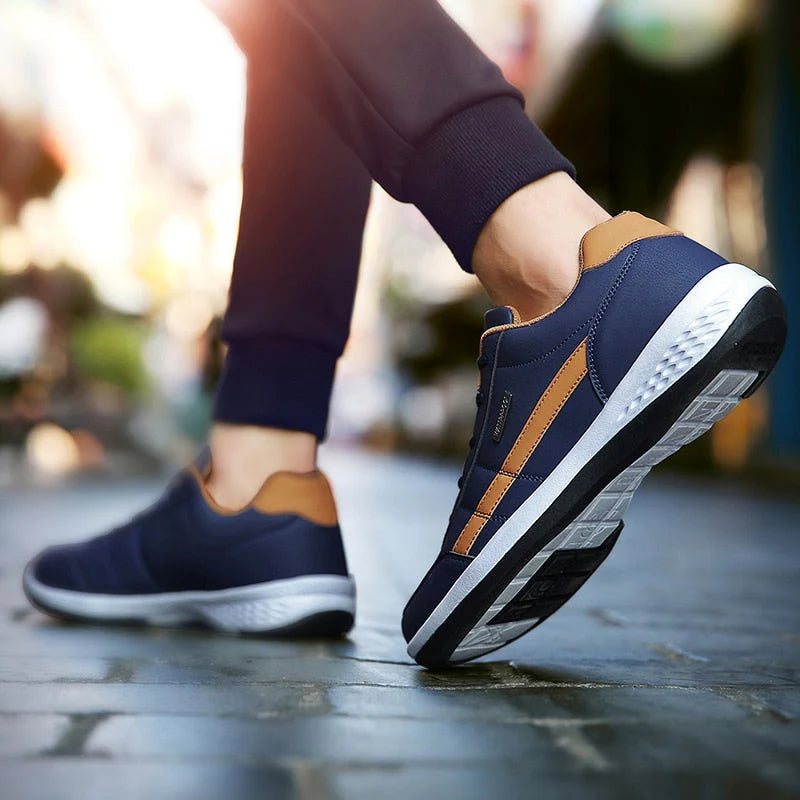 Finnegan | Men's Round Toe Lace Up Low Top Walking Shoes