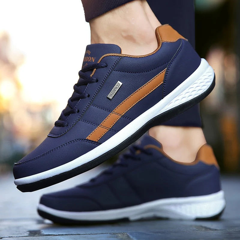 Finnegan | Men's Round Toe Lace Up Low Top Walking Shoes