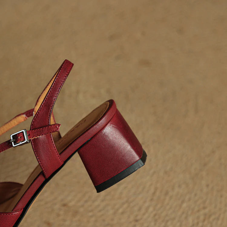Florence | Women’s Low Profile Block Heel Slingback Sandals