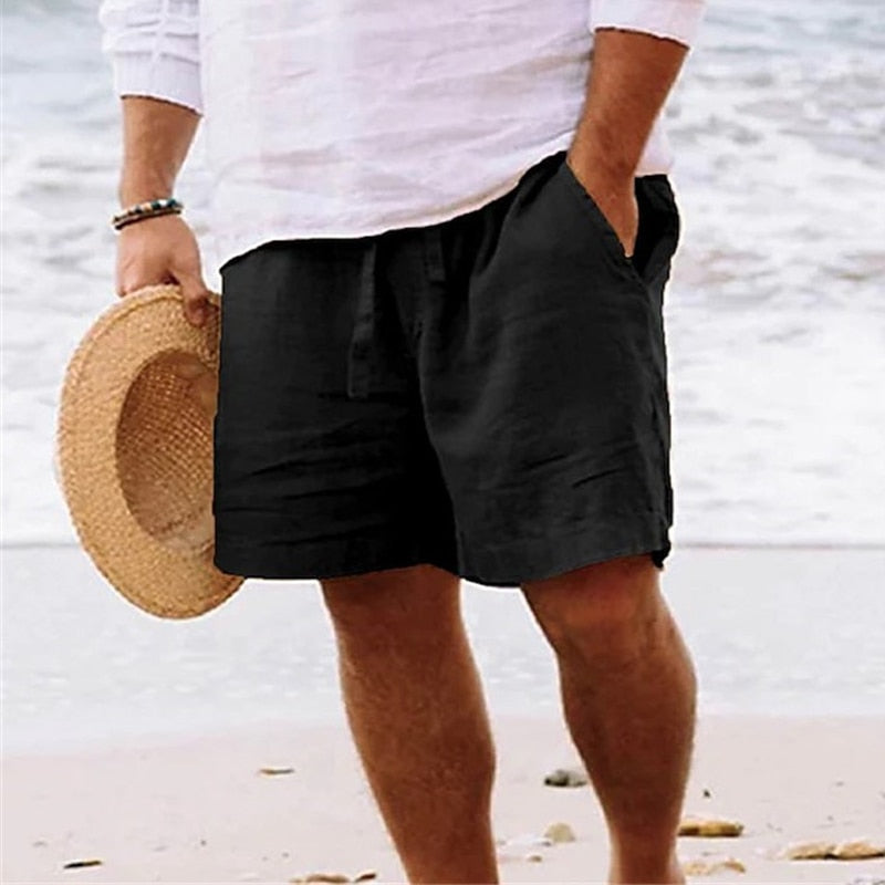 Frederick | Men’s Knee Length Drawstring Straight Leg Shorts