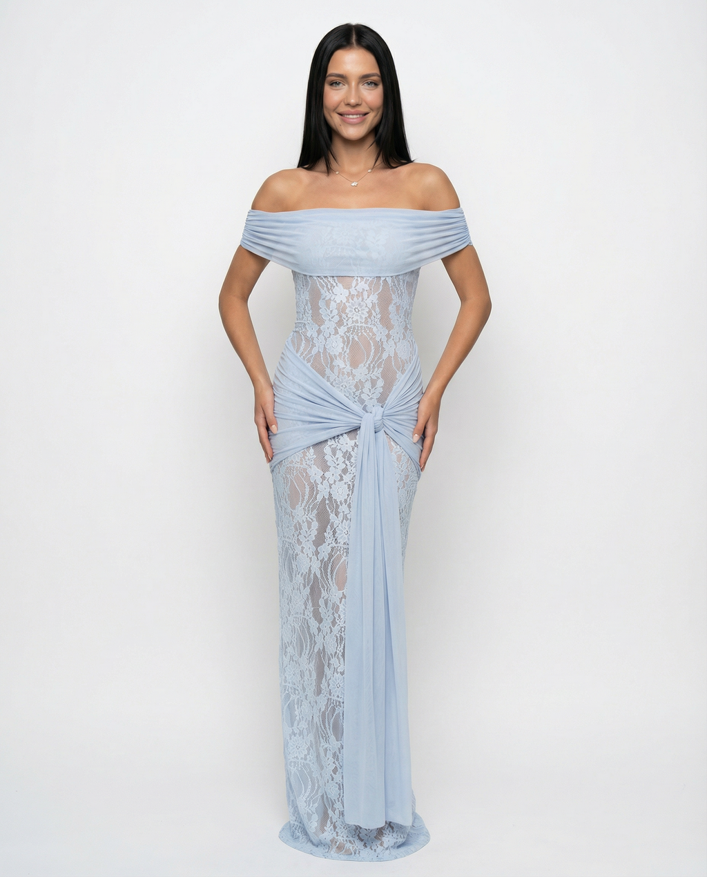Gabrielle | Women's Fitted Bodycon Sleeveless Maxi Dress