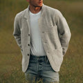 Garfield | Men's Button Front Long Sleeve Pocketed Blazer
