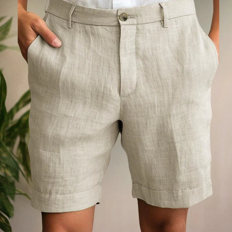 Gavan | Men's Relaxed Fit Button Front Summer Shorts