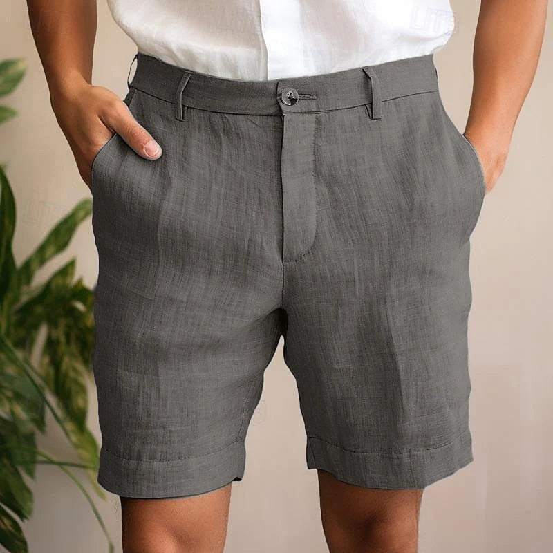 Gavan | Men's Relaxed Fit Button Front Summer Shorts