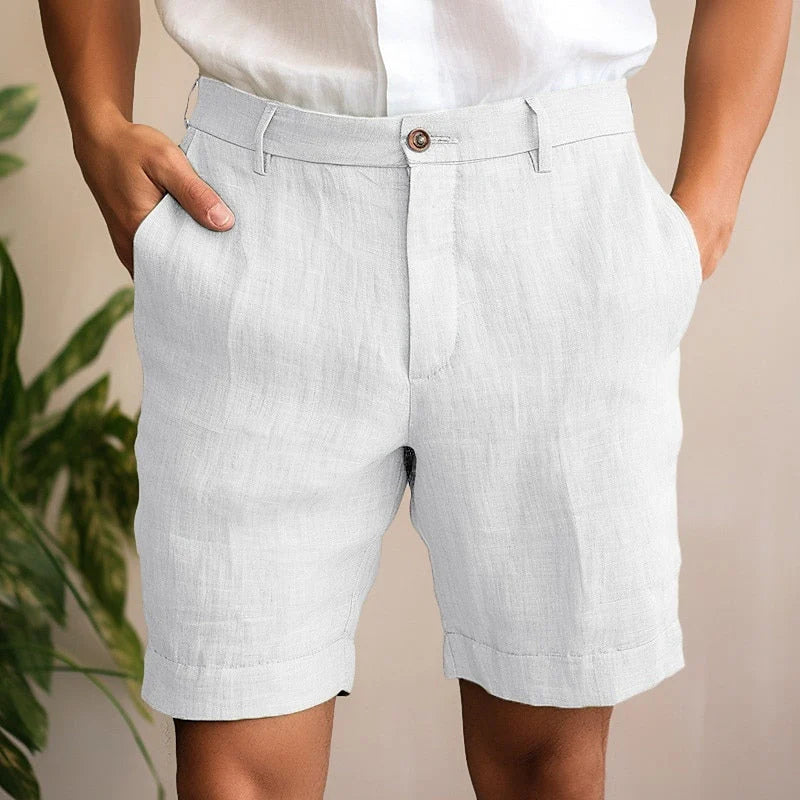 Gavan | Men's Relaxed Fit Button Front Summer Shorts