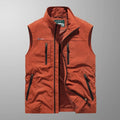 Geoffrey | Men’s Sleeveless Stand Collar Cargo Utility Vest