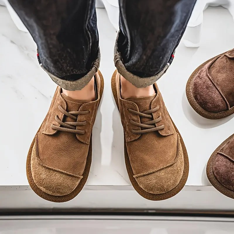 George | Men's Round Toe Lace Up Low Top Walking Shoes