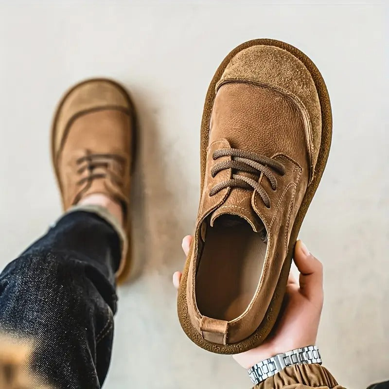 George | Men's Round Toe Lace Up Low Top Walking Shoes